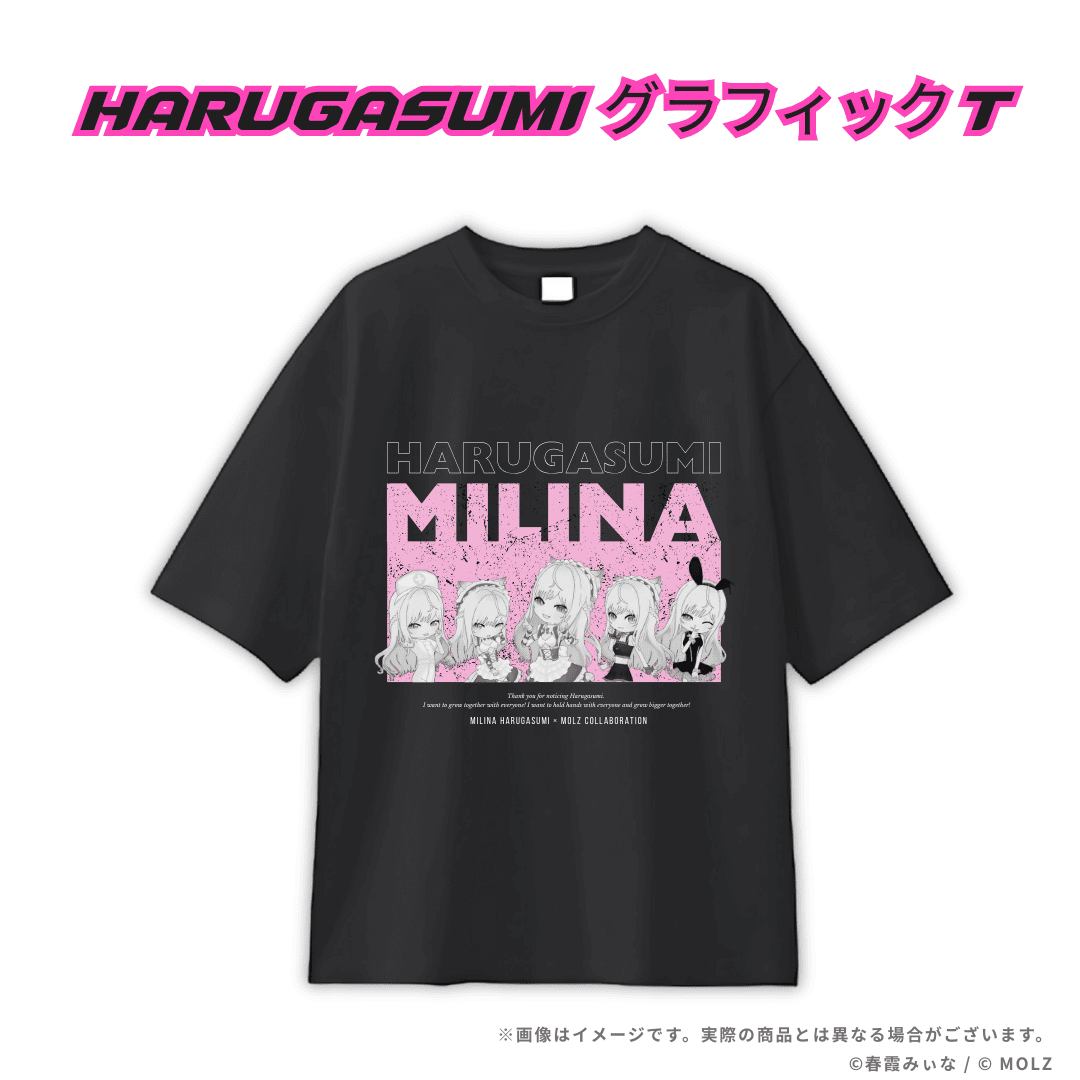 ◤Tシャツ◢ 春霞みぃなコラボ Tシャツ