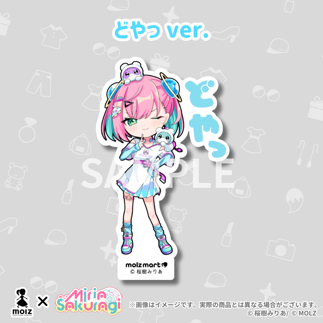 \\桜樹みりあ期間限定コラボ// 次世代アバターブランドMOLZステッカーくじ