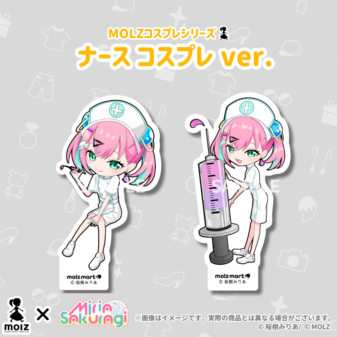 \\桜樹みりあ期間限定コラボ// 次世代アバターブランドMOLZステッカーくじ